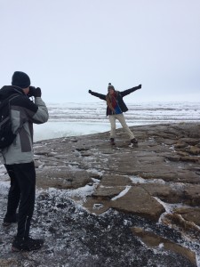 Charlotte and Jonathan have an impromptu photo shoot atop Gullfoss Waterfall after Charlotte jumped the "no trespassing" rope. As I took this photo, a woman next to me said "the thought of being that close to the edge scares me too much!" Life is too short not to take risks and do things that scare you. 