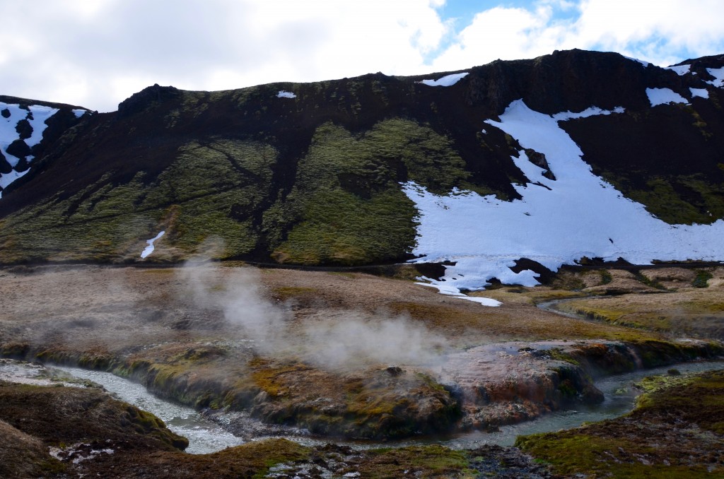 Geothermal power is one of the ways Iceland gets its many forms of energy whether it be heat or electricity. It’s a great source if practiced carefully and if you are in the right location. Iceland is located above two continental plates that, in turn, have created a number of volcanoes. Geothermal power is possible because we have found a way to tap into hot rock, sometimes magma, below the surface of the earth and harness the heat to spin turbines that produce energy. There are speculations about what the best practices are in terms of harming the environment, but the benefits of geothermal power are: it’s available 24/7, renewable and recyclable, and emissions are significantly lower than if Iceland were to use coal or oil.